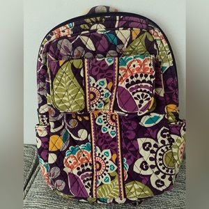 Vera Bradley miniature backpack - Plum crazy pattern